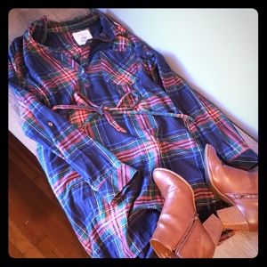 Long sleeve Flannel Dress